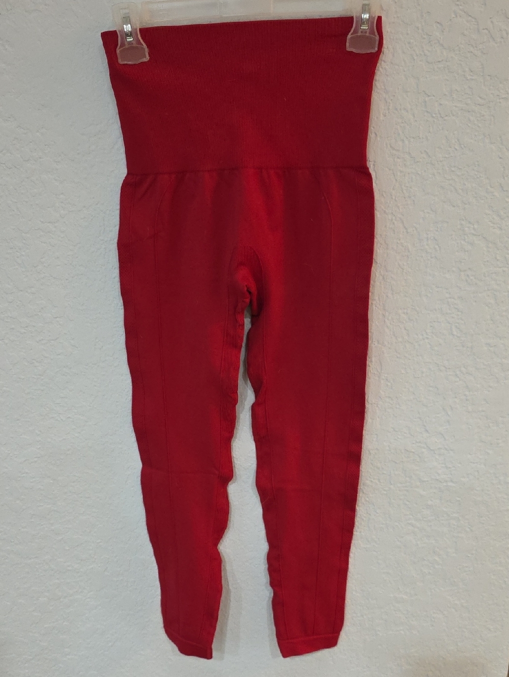 Homma Red High-Waist Leggings Size M